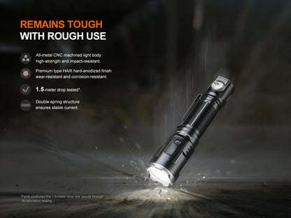 Fenix TK25R Multifunktionale Taschenlampe für Polizei und Dienst, 3600 Lumen