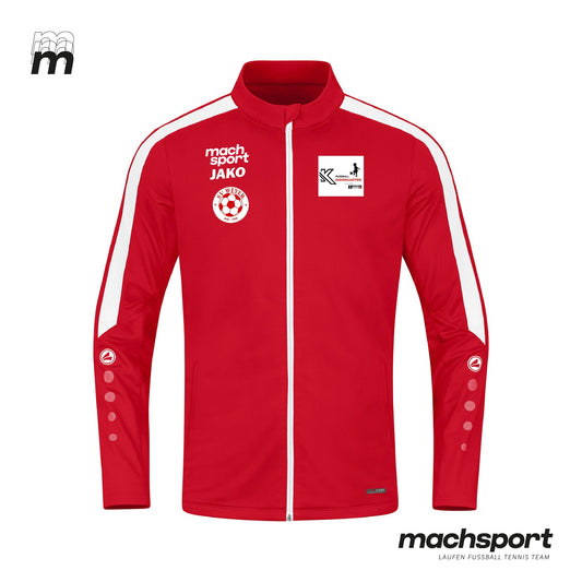 Fussballkindergarten Polyesterjacke rot