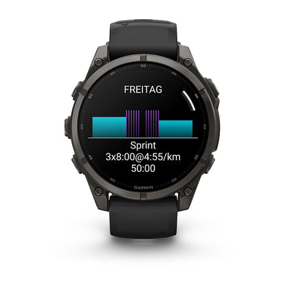 Garmin Fēnix® 9 – 47mm Schwarz/Carbongrau DLC Titan