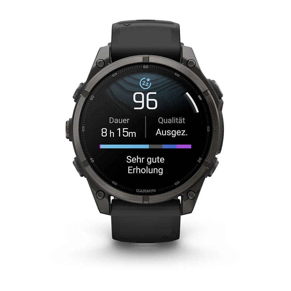Garmin Fēnix® 9 – 47mm Schwarz/Carbongrau DLC Titan