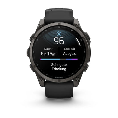 Garmin Fēnix® 9 – 47mm Schwarz/Carbongrau DLC Titan