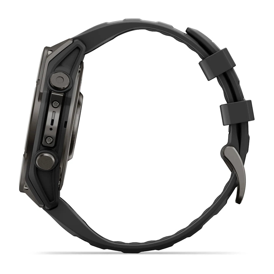 Garmin Fēnix® 9 – 47mm Schwarz/Carbongrau DLC Titan – Bild 