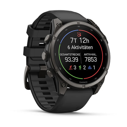 Garmin Fēnix® 9 – 47mm Schwarz/Carbongrau DLC Titan