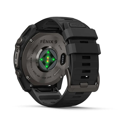 Garmin Fenix® 9 – 51mm Schwarz/Carbongrau DLC Titan