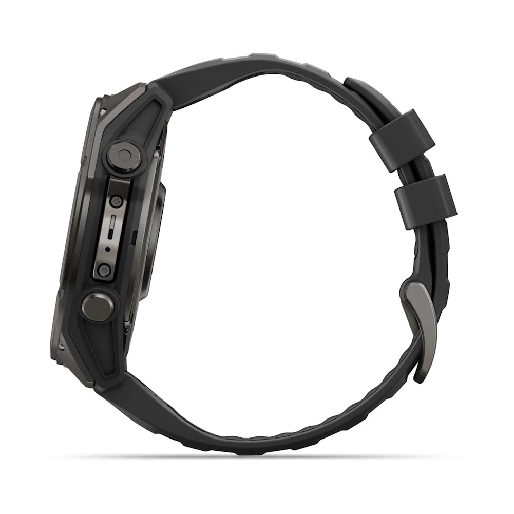Garmin Fenix® 9 – 51mm Schwarz/Carbongrau DLC Titan – Bild 