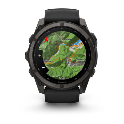 Garmin Fenix® 9 – 51mm Schwarz/Carbongrau DLC Titan