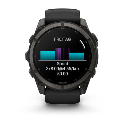 Garmin Fenix® 9 – 51mm Schwarz/Carbongrau DLC Titan