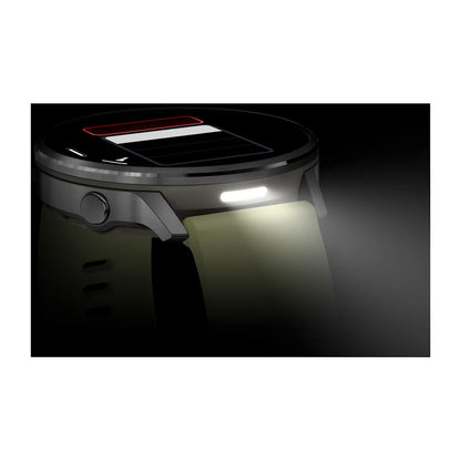 Garmin Venu® 4 - 45 mm Grau/Silber mit Schnellwechsel-Silikon-Armband 22 mm Zitrone