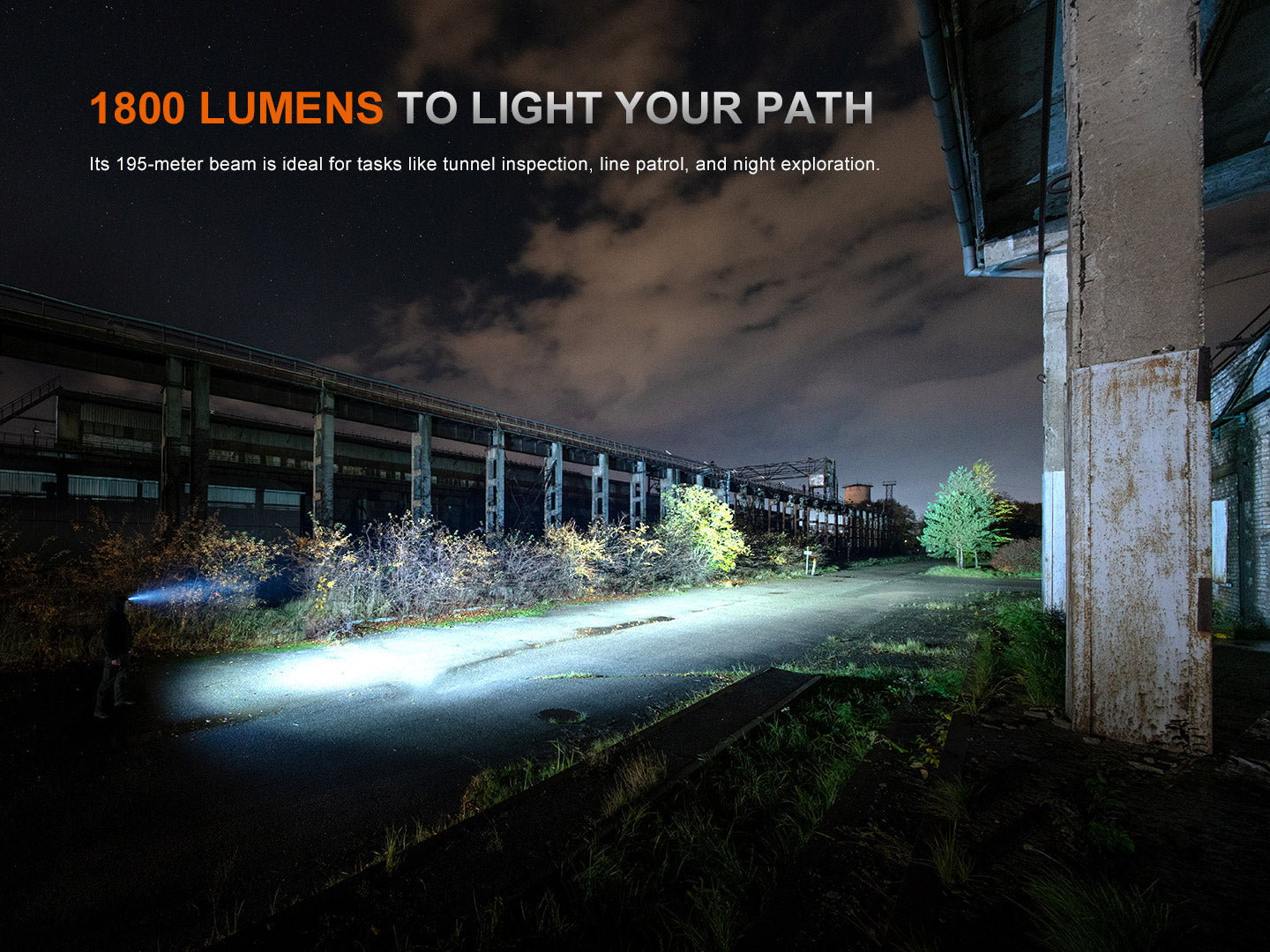 Fenix HM61R V3.0 Leistungsstarke Profi Stirnlampe sowie Taschenlampe mit Rotlicht, 1800 Lumen