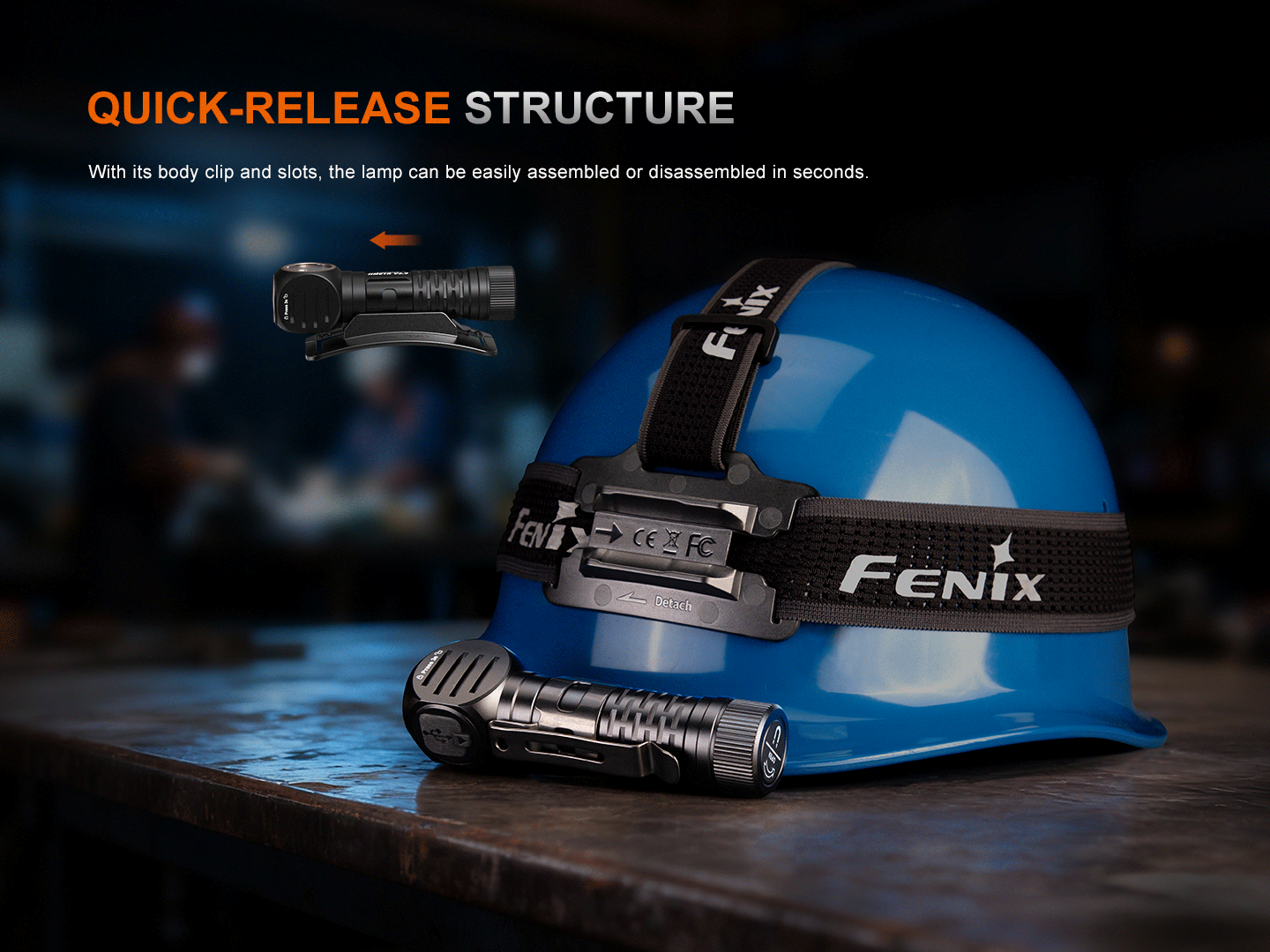 Fenix HM61R V3.0 Leistungsstarke Profi Stirnlampe sowie Taschenlampe mit Rotlicht, 1800 Lumen – Bild 