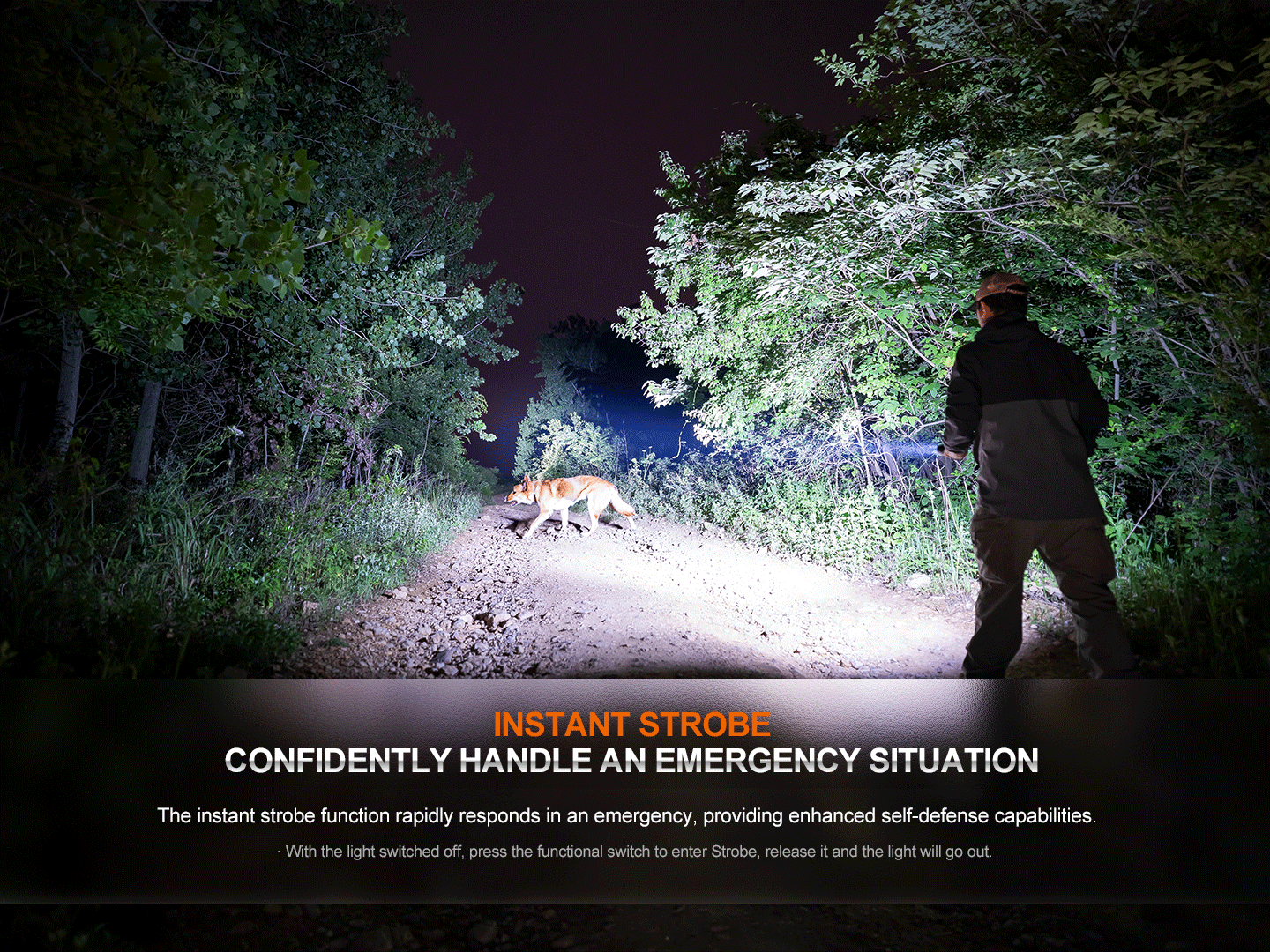 Fenix HT32 Outdoor Jagd-Taschenlampe, 2500 Lumen – Bild 