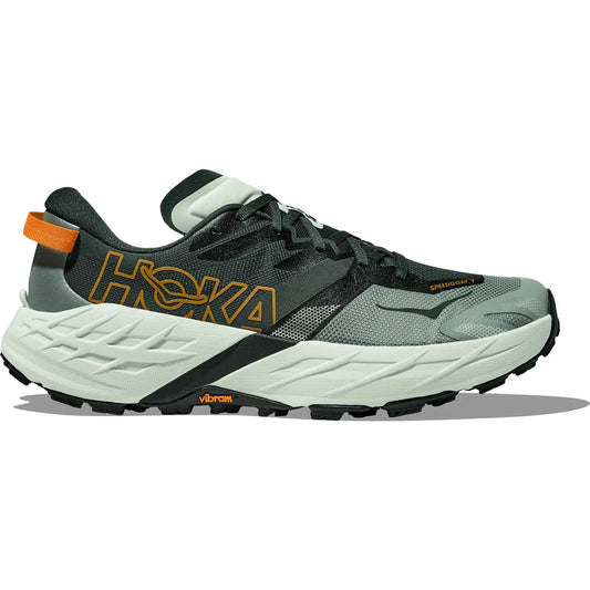 Hoka Herrenlaufschuhe Speedgoat 7, bea leaf/sea glass – grau / 47 1/3