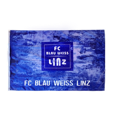 Lade das Bild in den Galerie-Viewer, FC Blau-Weiß Linz Hissfahne 100x150 cm
