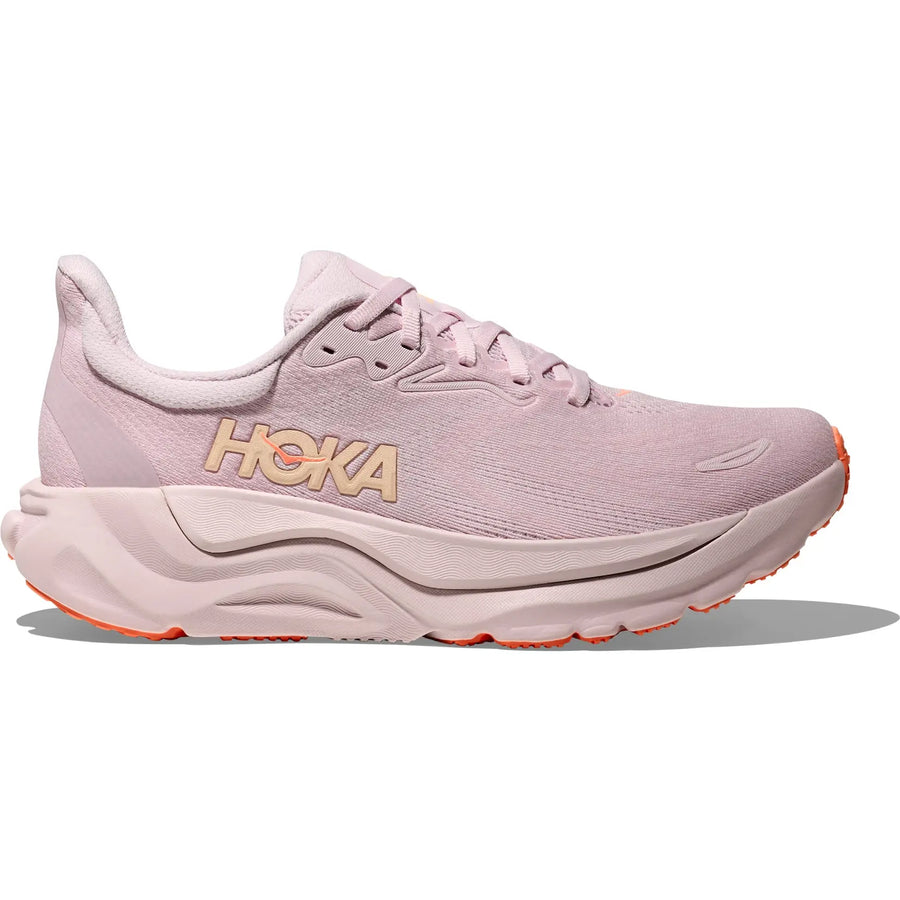 Hoka Damenlaufschuhe Arahi 8, lilac cream / neon cantaloupe