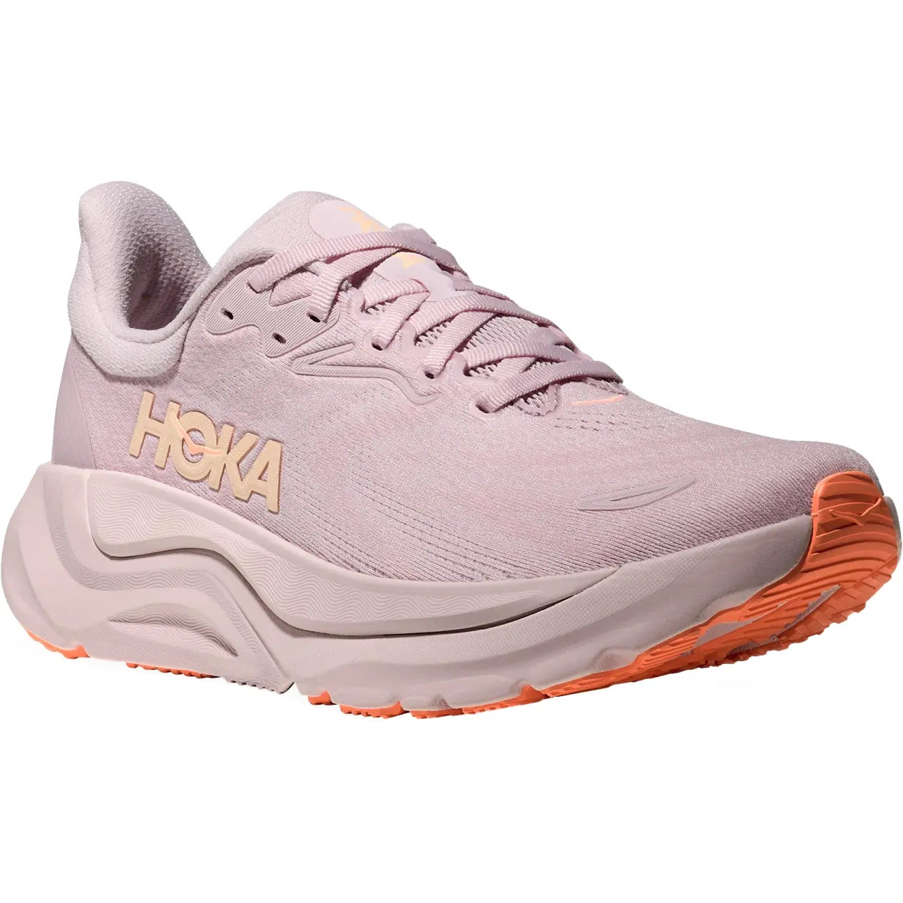 Hoka Damenlaufschuhe Arahi 8, lilac cream / neon cantaloupe – Bild 