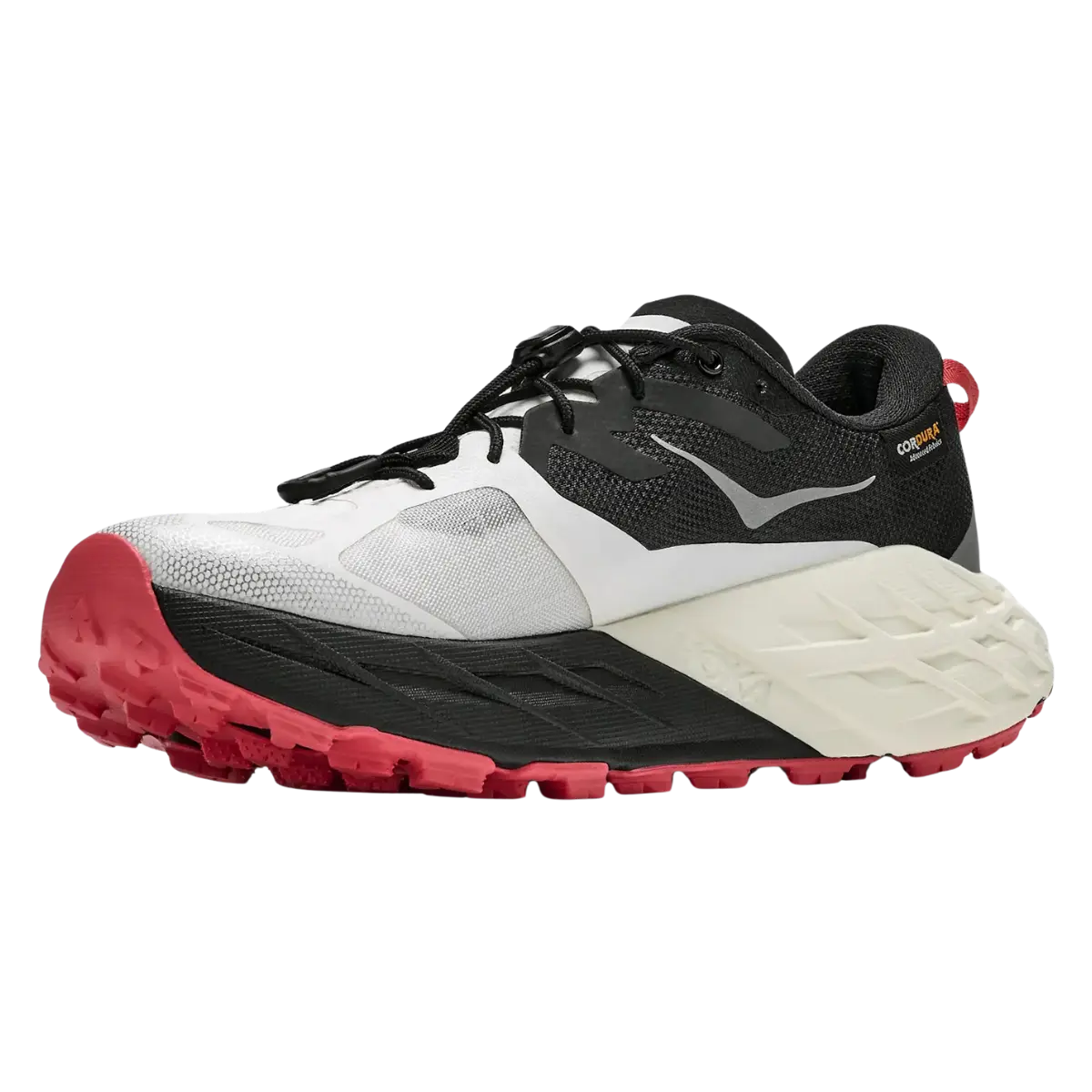 Hoka Damenlaufschuhe Speedgoat 7 GTX,  alabaster / black – Bild 