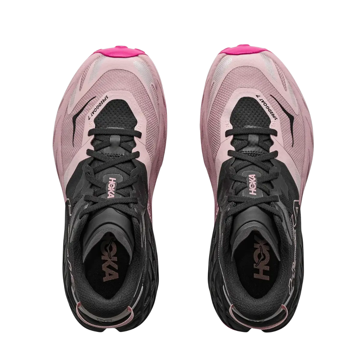 Hoka Damenlaufschuhe Speedgoat 7, black / pink opal – Bild 