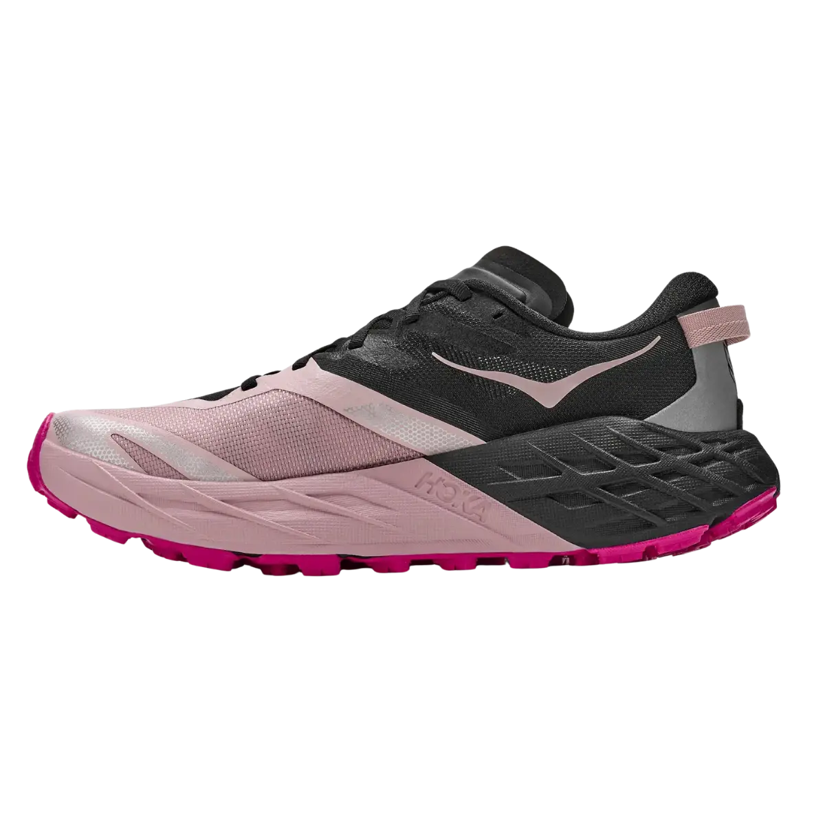 Hoka Damenlaufschuhe Speedgoat 7, black / pink opal – Bild 