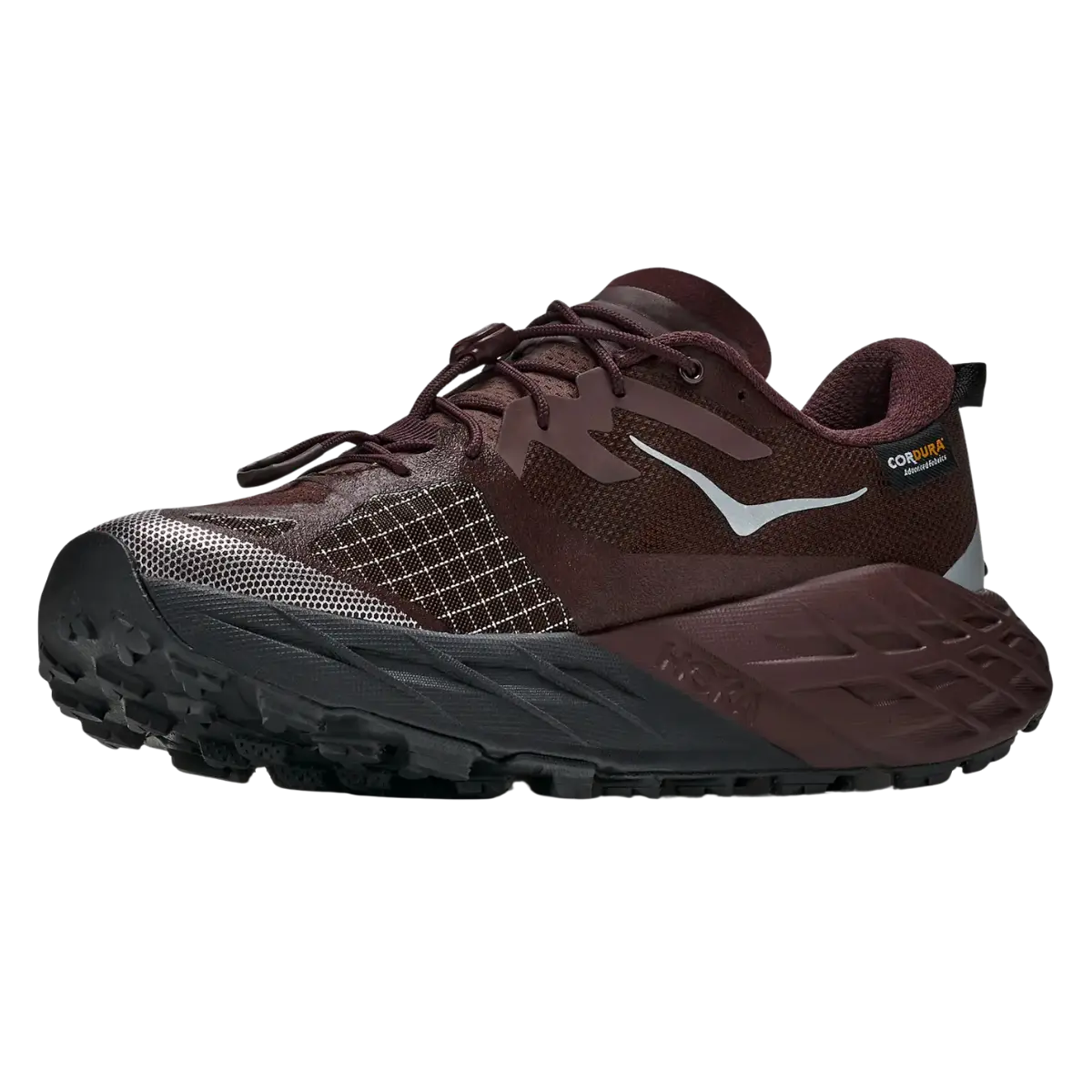 Hoka Damenlaufschuhe Speedgoat 7, deep mauve / black – Bild 