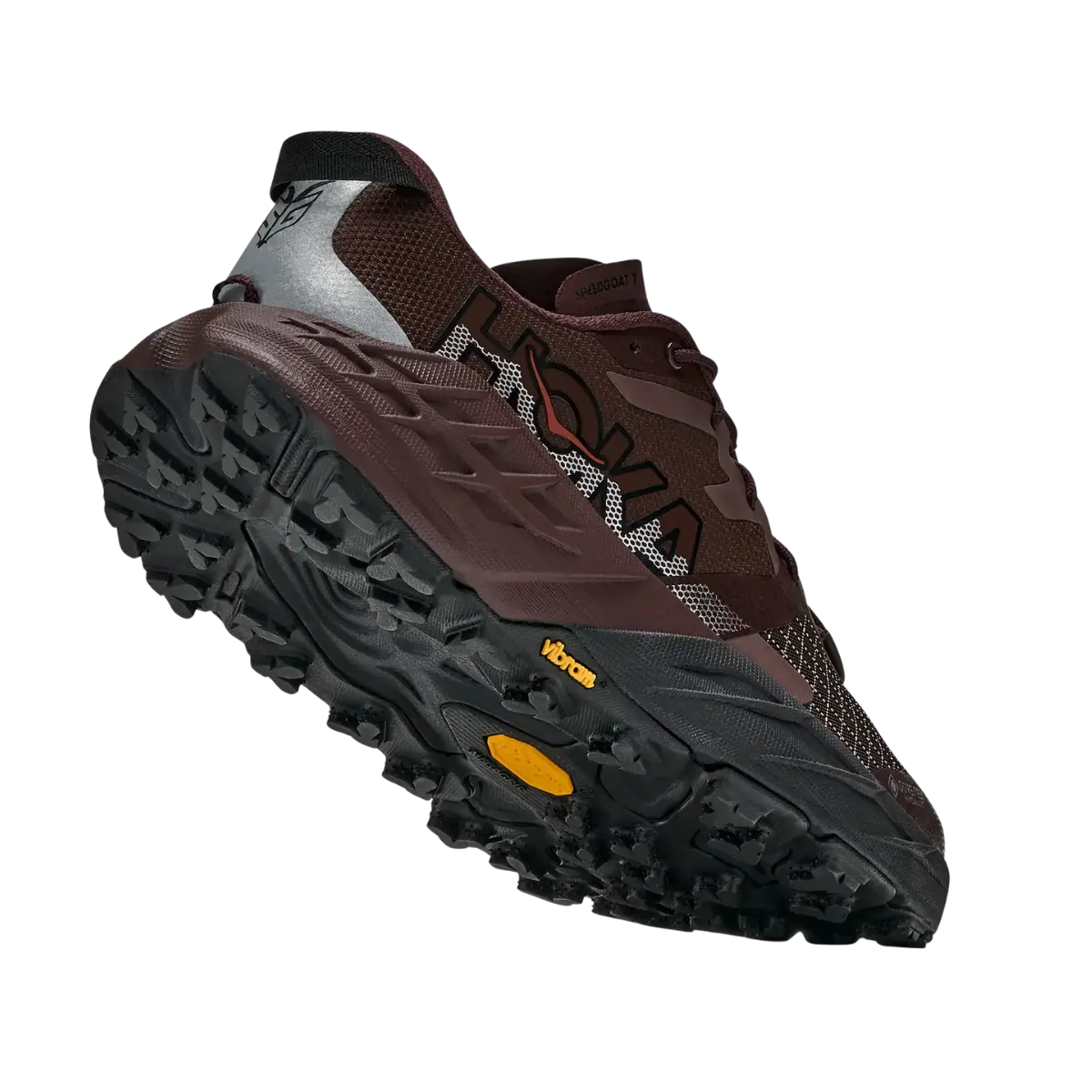 Hoka Damenlaufschuhe Speedgoat 7, deep mauve / black – Bild 