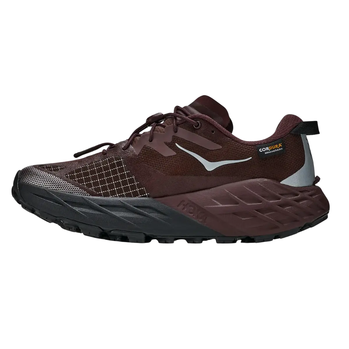 Hoka Damenlaufschuhe Speedgoat 7, deep mauve / black – Bild 