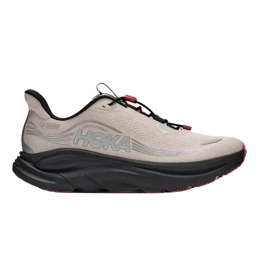 Hoka Herrenlaufschuhe Clifton 11 GTX, River Rock Grey/ Carbon black