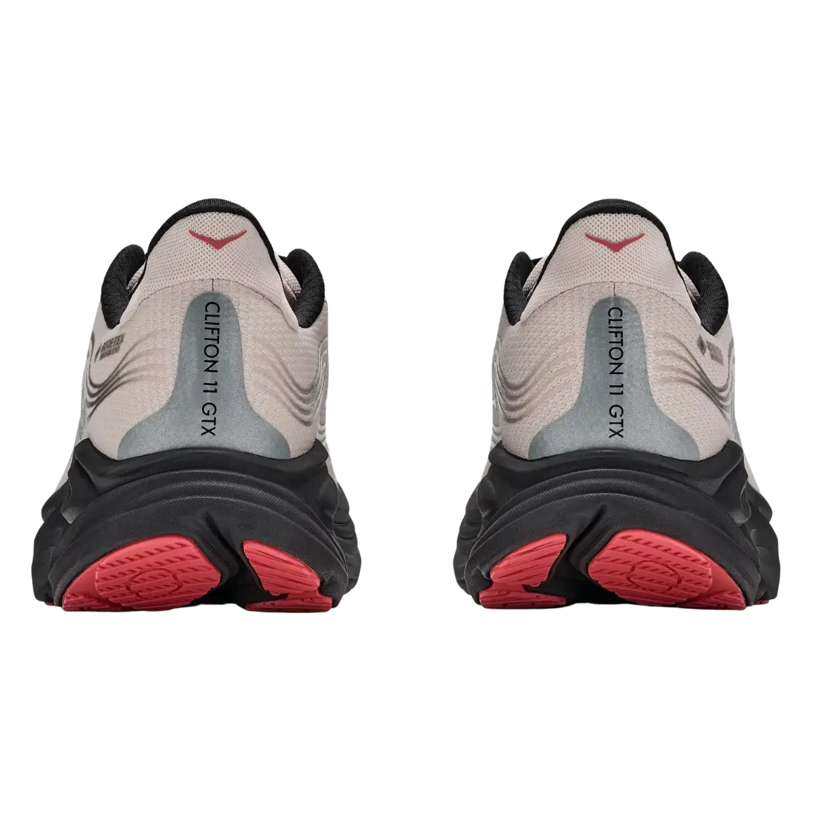 Hoka Herrenlaufschuhe Clifton 11 GTX, River Rock Grey/ Carbon black – Bild 