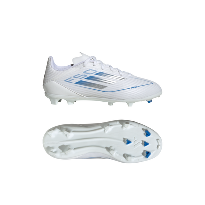 Adidas Fußballschuhe F50 League FG/MG Jr. - ultraleicht, bequem & optimaler Grip für junge Spieler auf Rasen- und Kunstrasenplätzen