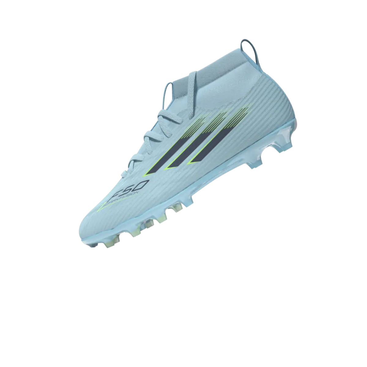 Adidas Kinderfußballschuhe F50 Sparkfusion League FG, halbhohe Fußballschuhe für feste Böden und Kunstrasen mit Sprintplate Fusion - machsport