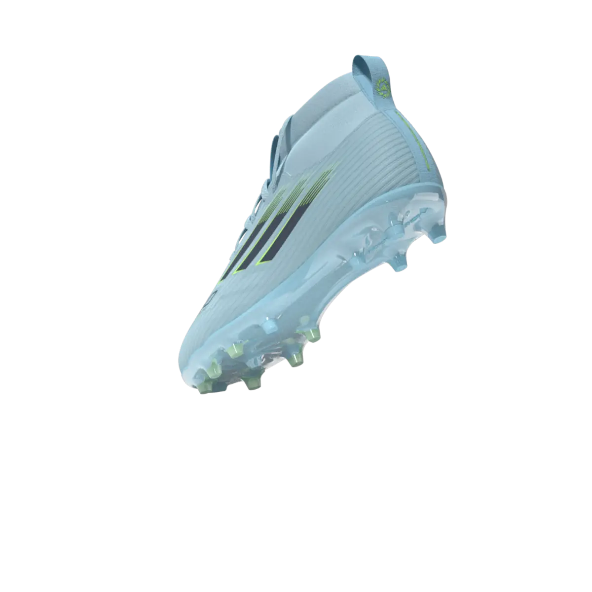 Adidas Kinderfußballschuhe F50 Sparkfusion League FG, halbhohe Fußballschuhe für feste Böden und Kunstrasen mit Sprintplate Fusion - machsport