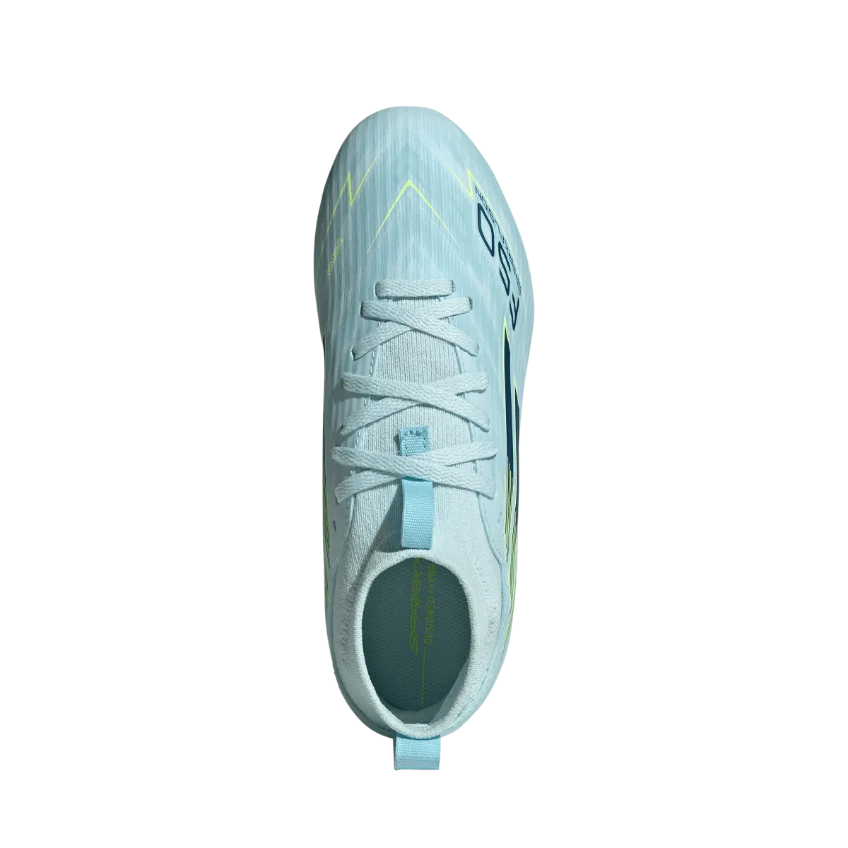 Adidas Kinderfußballschuhe F50 Sparkfusion League FG, halbhohe Fußballschuhe für feste Böden und Kunstrasen mit Sprintplate Fusion - machsport – Bild 