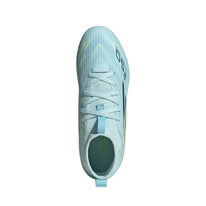 Adidas Kinderfußballschuhe F50 Sparkfusion League FG, halbhohe Fußballschuhe für feste Böden und Kunstrasen mit Sprintplate Fusion - machsport