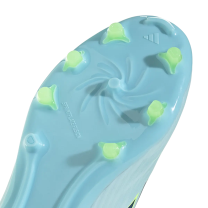 Adidas Kinderfußballschuhe F50 Sparkfusion League FG, halbhohe Fußballschuhe für feste Böden und Kunstrasen mit Sprintplate Fusion - machsport