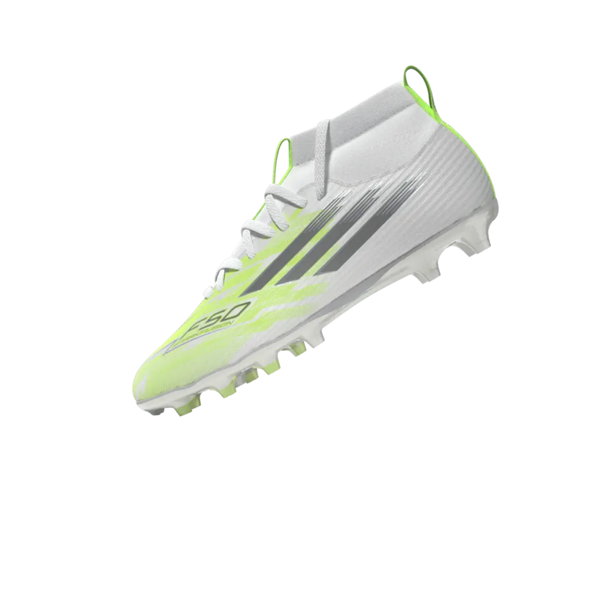 Adidas Kinderfußballschuhe F50 Sparkfusion League FG, halbhohe Fußballschuhe für feste Böden und Kunstrasen mit Sprintplate Fusion - machsport