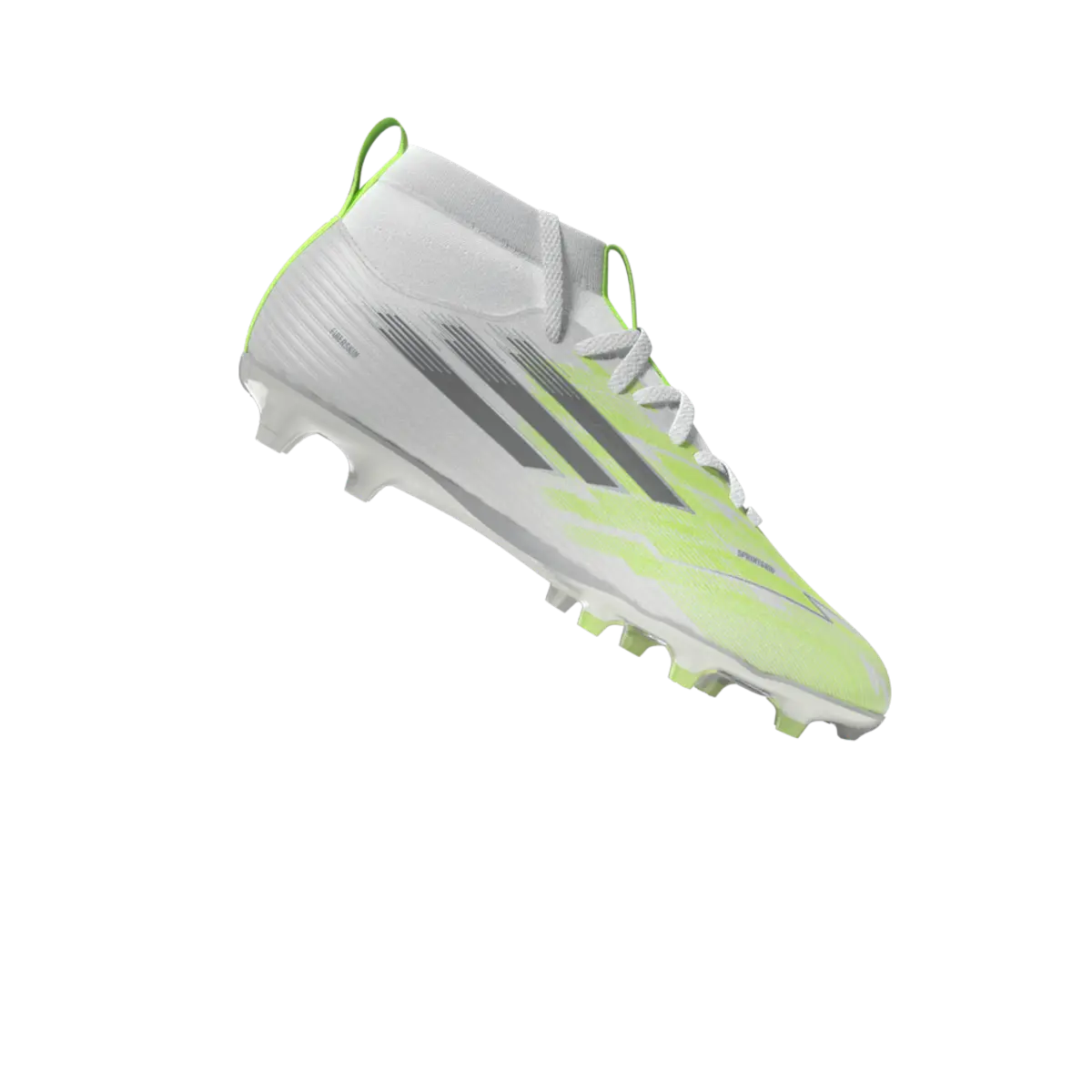 Adidas Kinderfußballschuhe F50 Sparkfusion League FG, halbhohe Fußballschuhe für feste Böden und Kunstrasen mit Sprintplate Fusion - machsport