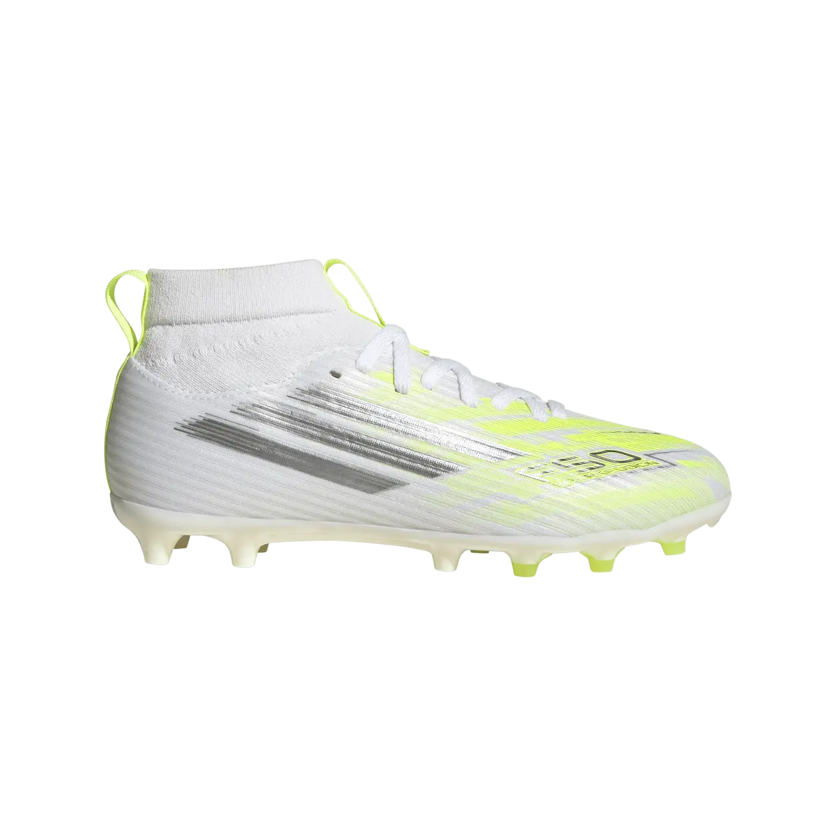 Adidas Kinderfußballschuhe F50 Sparkfusion League FG, halbhohe Fußballschuhe für feste Böden und Kunstrasen mit Sprintplate Fusion - machsport