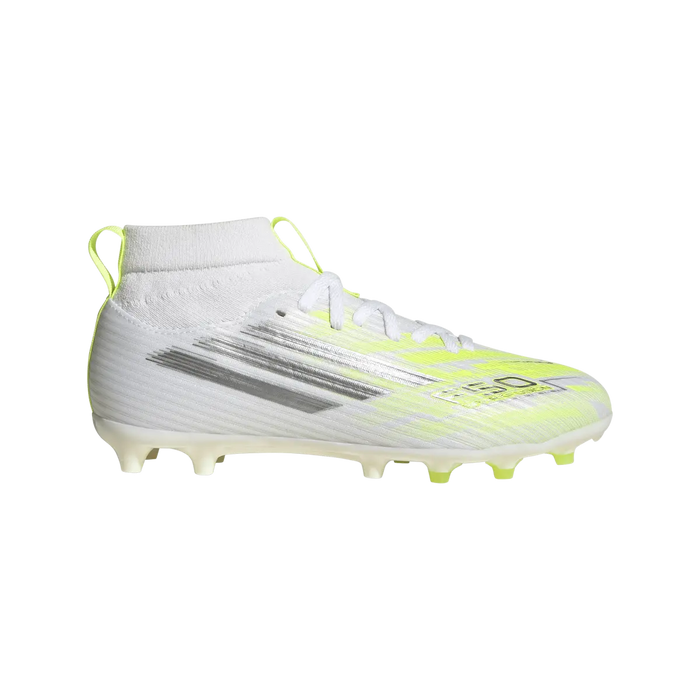 Adidas Kinderfußballschuhe F50 Sparkfusion League FG, halbhohe Fußballschuhe für feste Böden und Kunstrasen mit Sprintplate Fusion