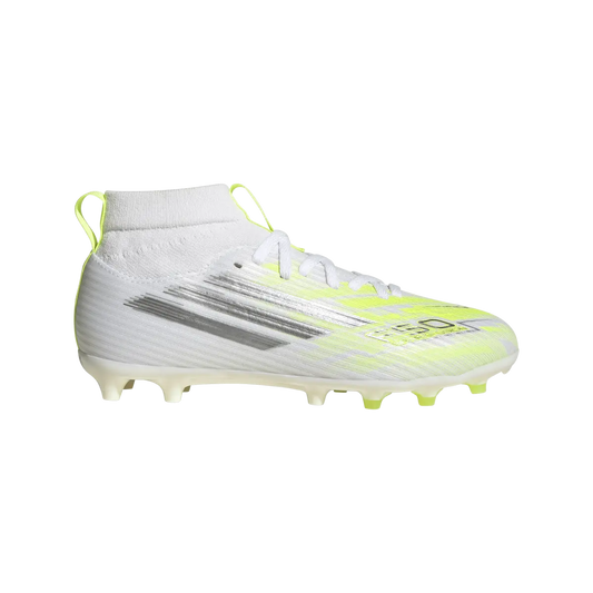 Adidas Kinderfußballschuhe F50 Sparkfusion League FG, halbhohe Fußballschuhe für feste Böden und Kunstrasen mit Sprintplate Fusion