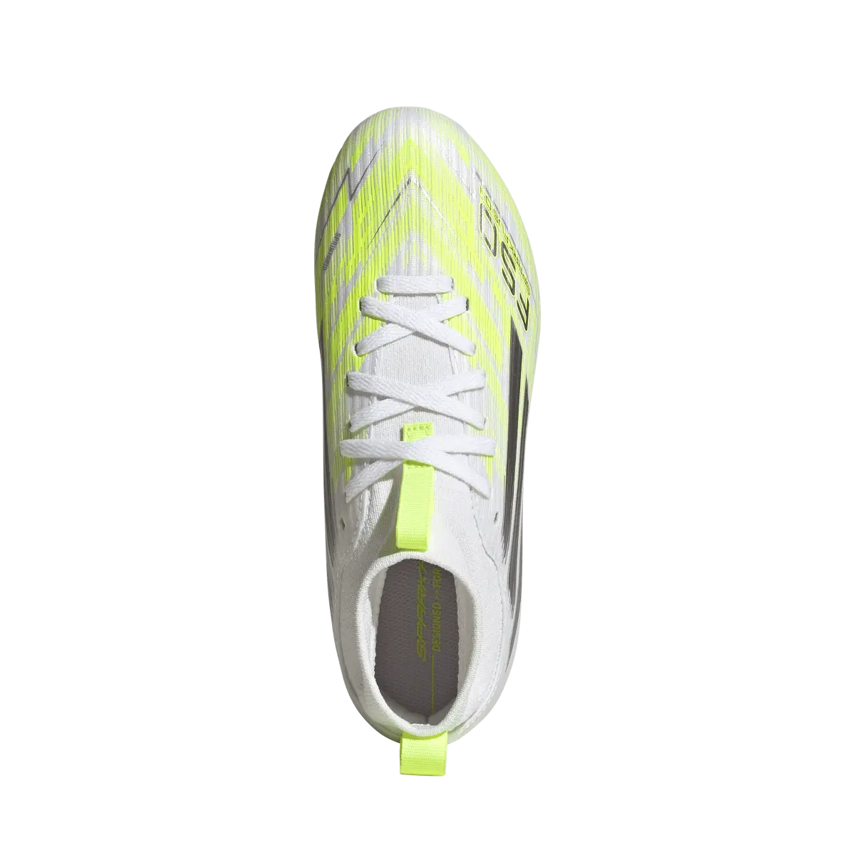 Adidas Kinderfußballschuhe F50 Sparkfusion League FG, halbhohe Fußballschuhe für feste Böden und Kunstrasen mit Sprintplate Fusion - machsport – Bild 