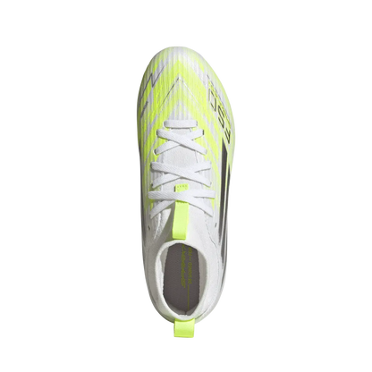 Adidas Kinderfußballschuhe F50 Sparkfusion League FG, halbhohe Fußballschuhe für feste Böden und Kunstrasen mit Sprintplate Fusion - machsport