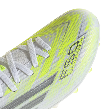 Adidas Kinderfußballschuhe F50 Sparkfusion League FG, halbhohe Fußballschuhe für feste Böden und Kunstrasen mit Sprintplate Fusion - machsport