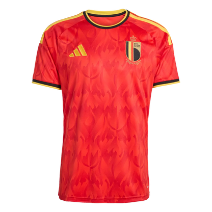 Belgien Herrenfußballshirt Home 2026, Heimtrikot mit Climacool für Spiel, Training und Fanmomente - machsport