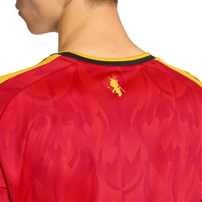 Belgien Herrenfußballshirt Home 2026, Heimtrikot mit Climacool für Spiel, Training und Fanmomente - machsport