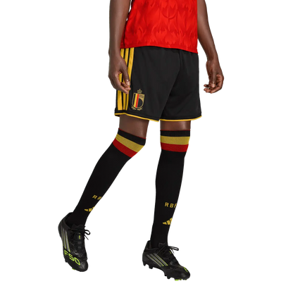Belgien Herrenfußballshort Home 2026, Heimshorts mit Climacool für Spiel, Training und Fanmomente - machsport