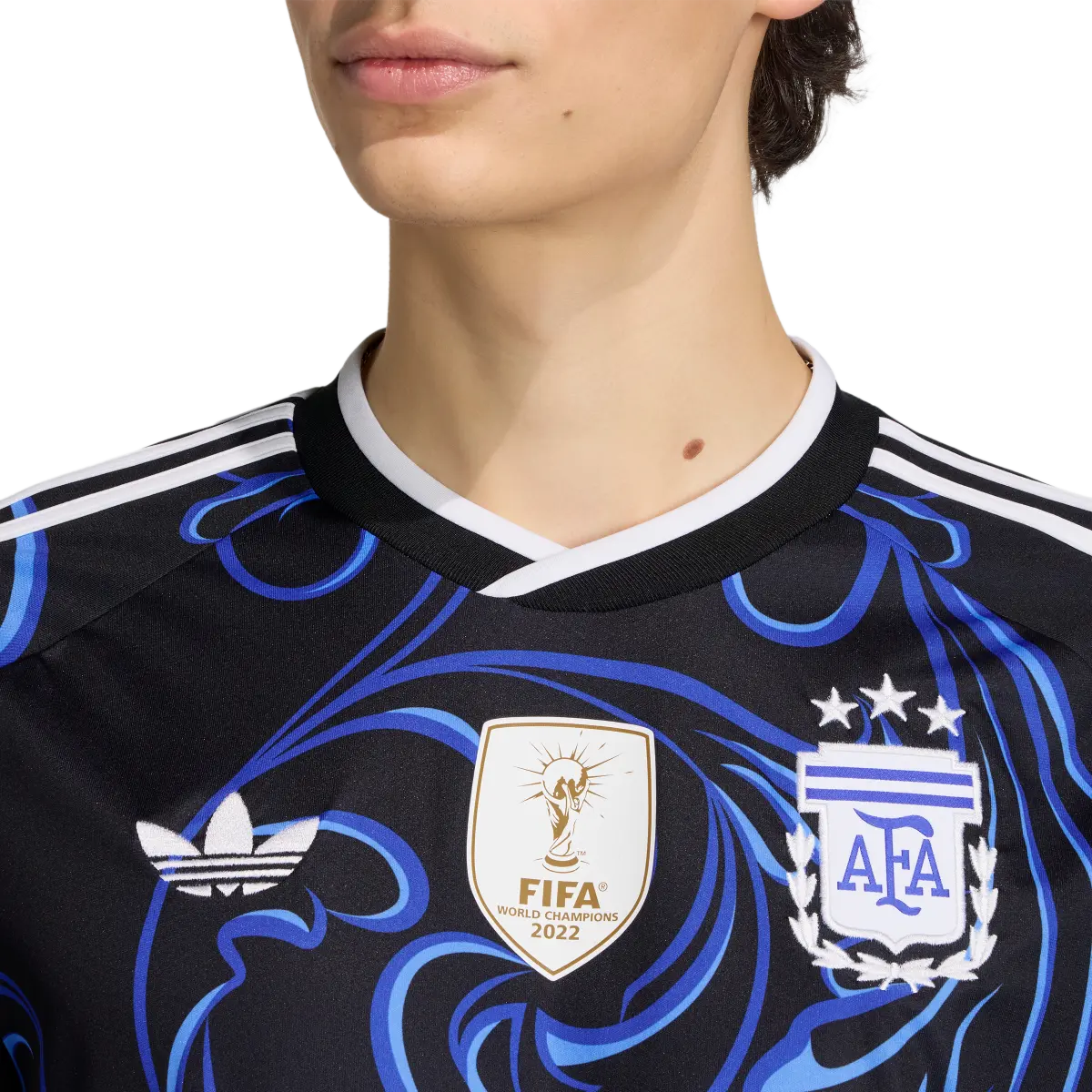 Argentinien Herrenfußballshirt Away 2026, Auswärtstrikot mit Climacool für Spiel, Training und Fanmomente - machsport