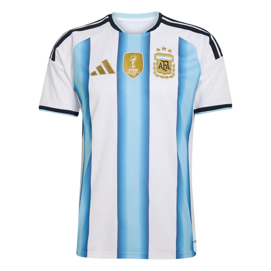 Argentinien Herrenfußballshirt Home Jersey – Heimtrikot 2026 mit Climacool – weiß / M