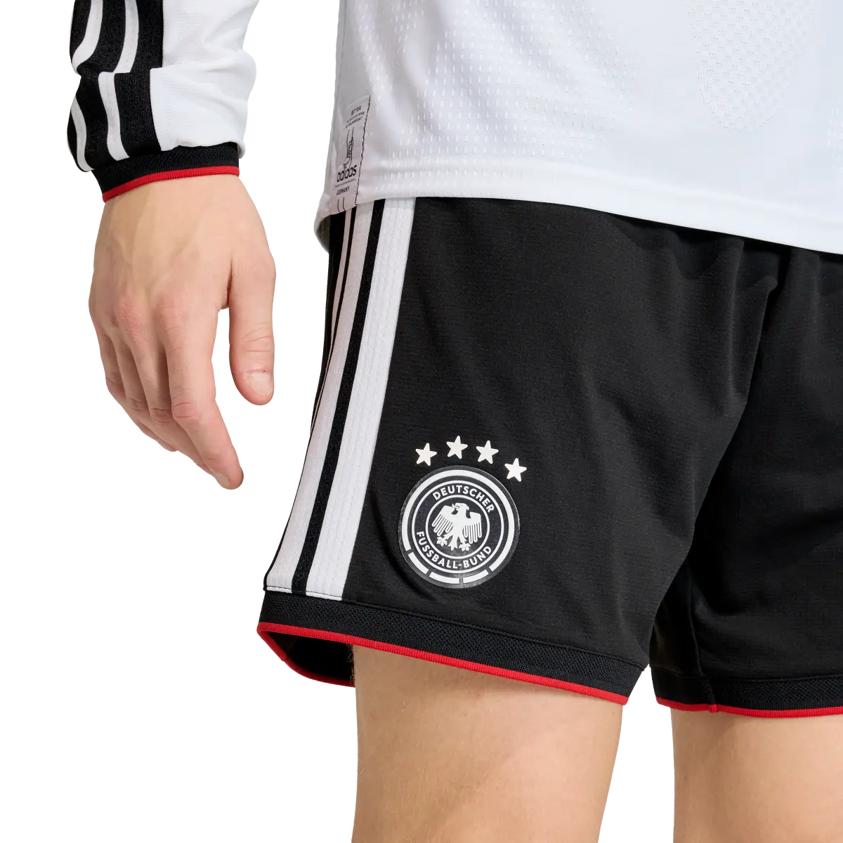 DFB Herrenfußballshort Home 2026, Heimshorts mit Climacool für Spiel, Training und Fan Einsatz - machsport – Bild 