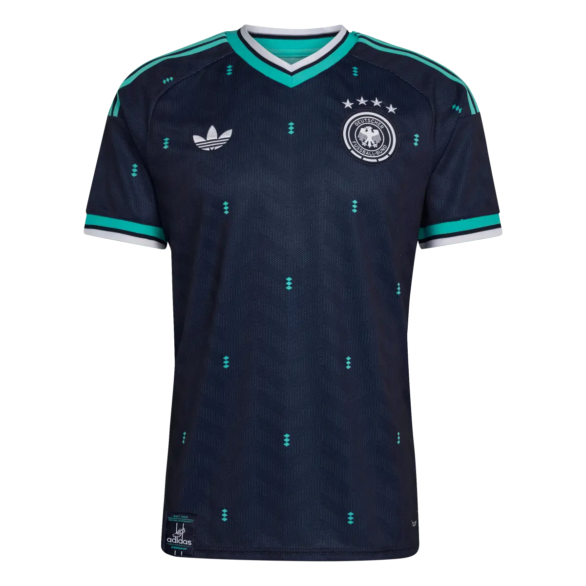 Deutschland Herrenfußballshirt Away Trikot, Auswärtstrikot mit Climacool für Spiel, Training und Fan Einsatz - machsport – Bild 