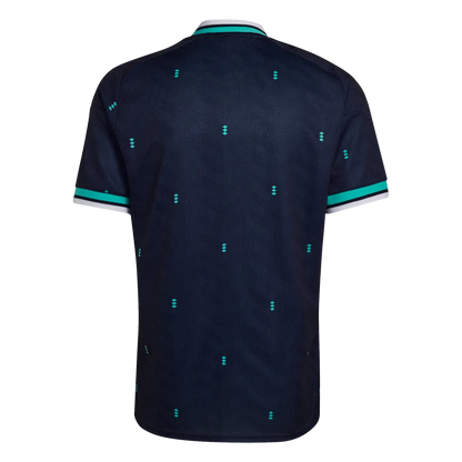 Deutschland Herrenfußballshirt Away Trikot, Auswärtstrikot mit Climacool für Spiel, Training und Fan Einsatz - machsport