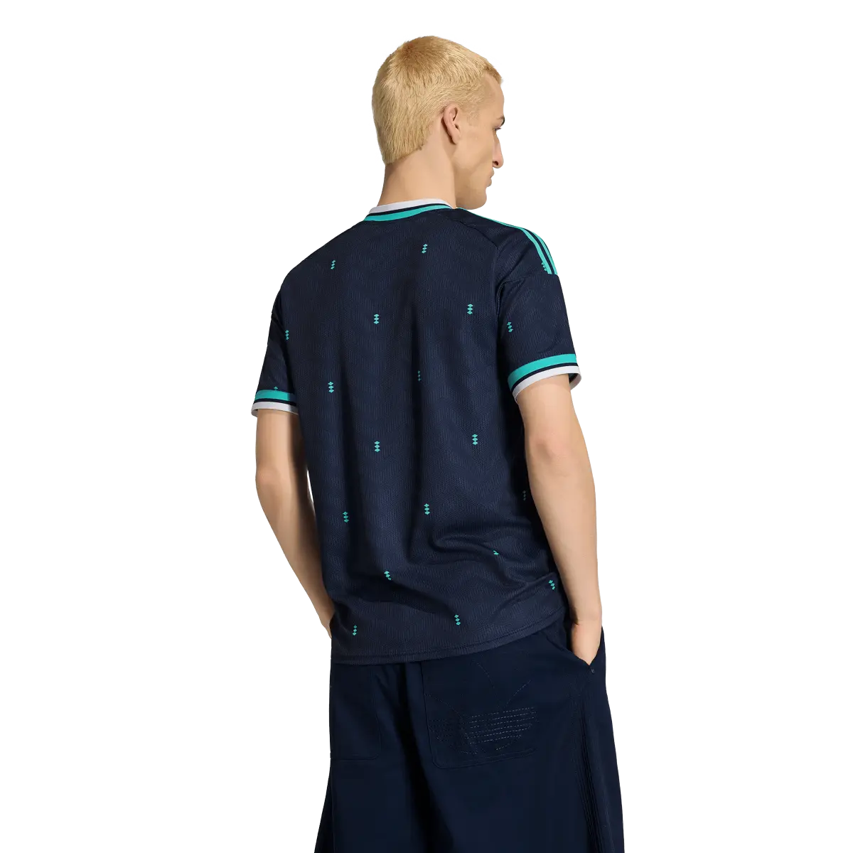 Deutschland Herrenfußballshirt Away Trikot, Auswärtstrikot mit Climacool für Spiel, Training und Fan Einsatz - machsport – Bild 